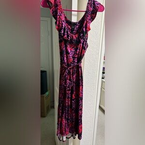 Knit Floral Dress
